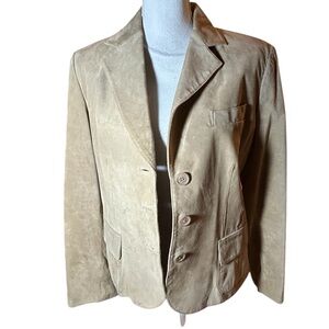 Valerie Stevens Suede Tan Blazer